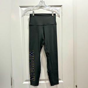 University of Michigan Lululemon Align 25” leggings, size 6